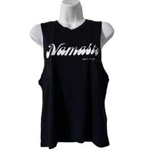 Spiritual Gangster NEW Black
-NAMASTE- Tank Top Lightweight Sz.M
Athlesiure Gym